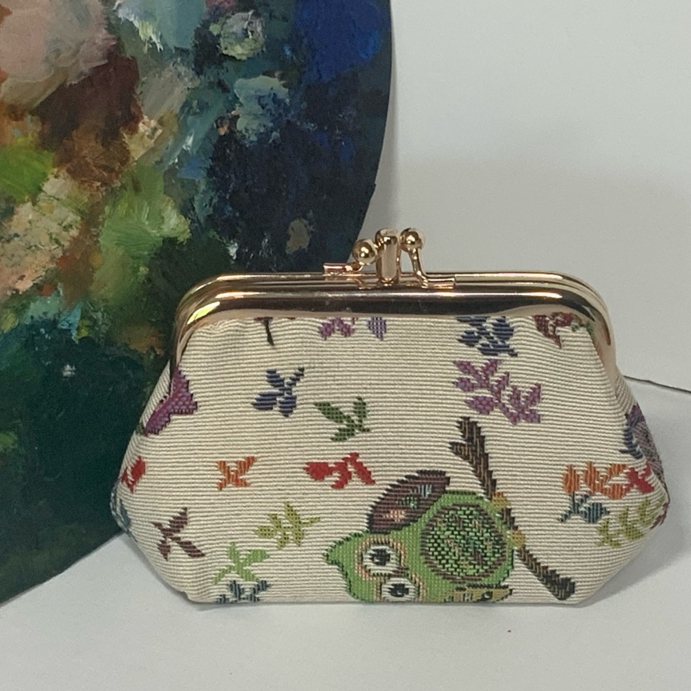 Tapestry Frame Purse - Owl